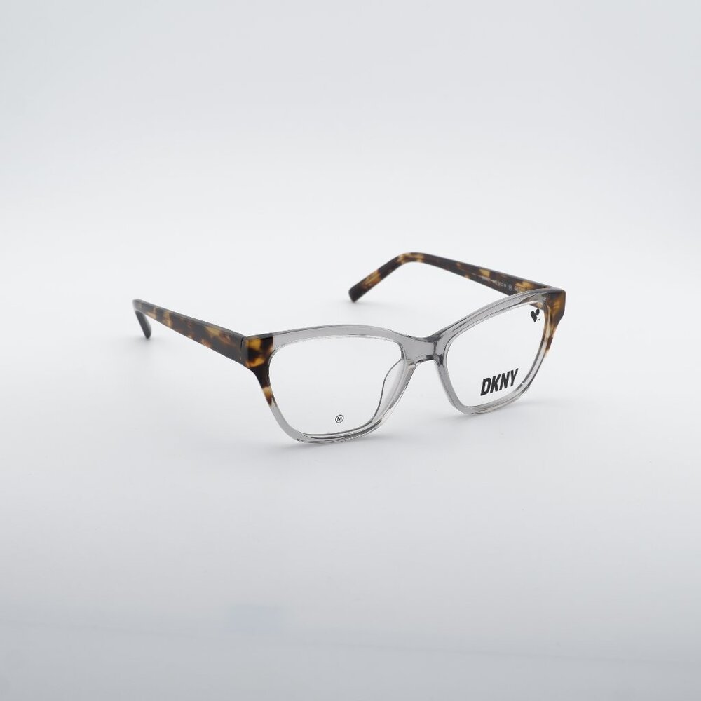 DKNY DK5057 310 Eyeglasses - Slate Sage/Havana 53mm Cat Eye Frame